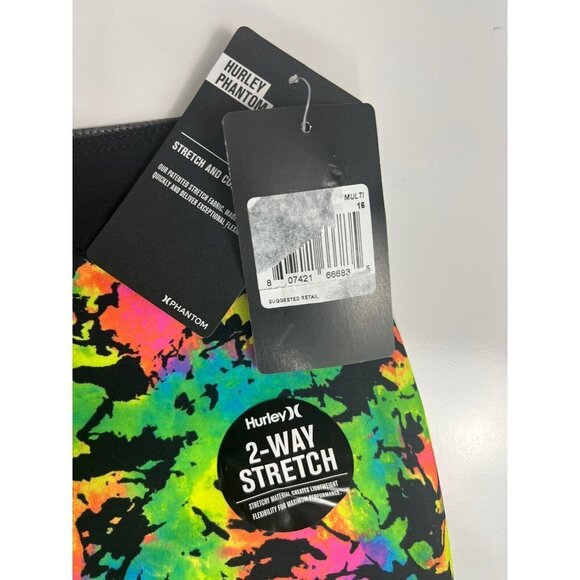 Hurley Splatter Dye Board Shorts NWT Size 28/16 - Picture 7 of 9